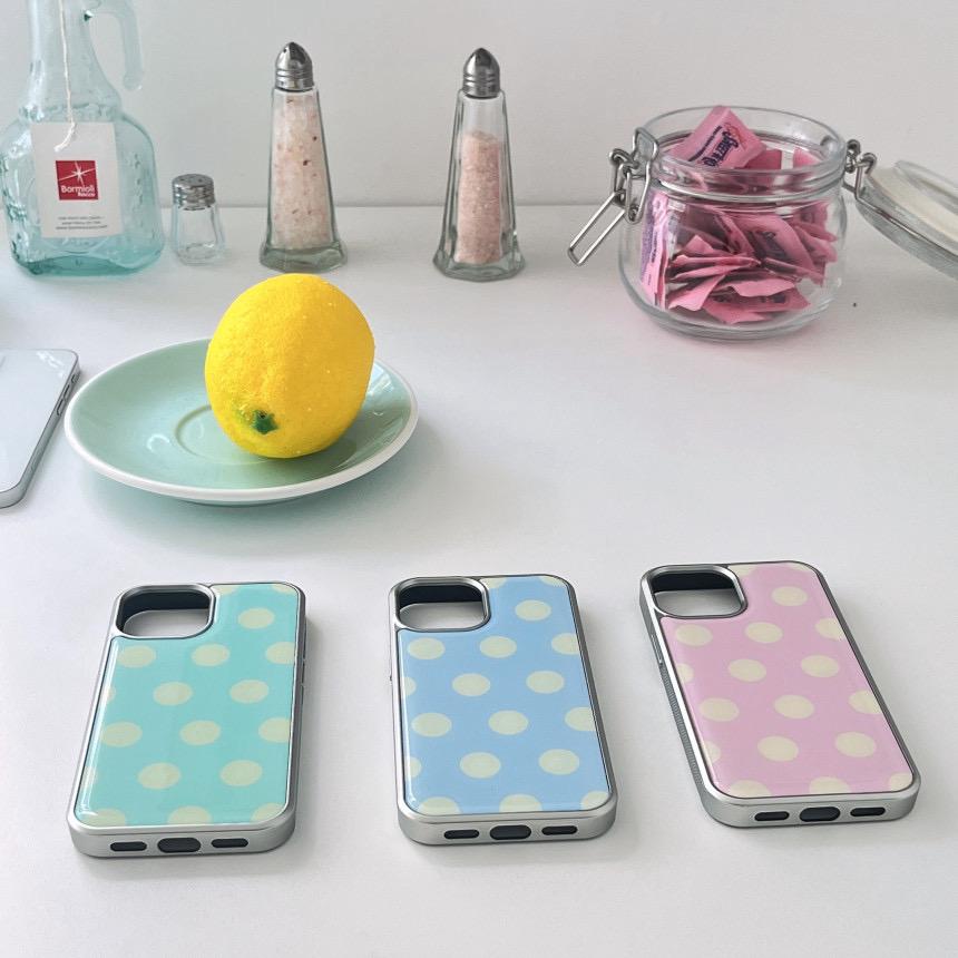 [에폭시 /글라스] 썸머 폴카 아이폰 16