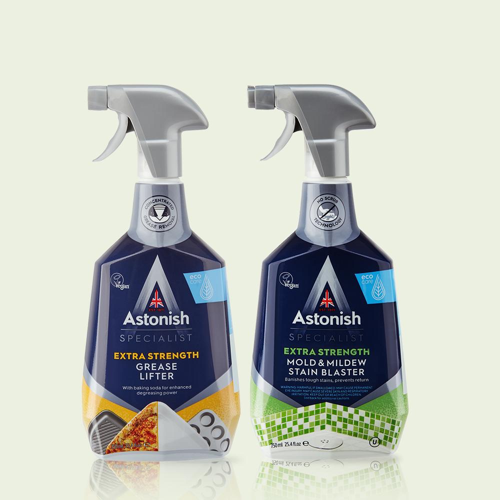 아스토니쉬 베스트2종세트(곰팡이 크리너 + 기름때 크리너)