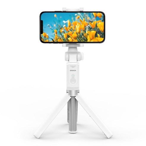 바나다 알루미늄 블루투스 삼각대 셀카봉