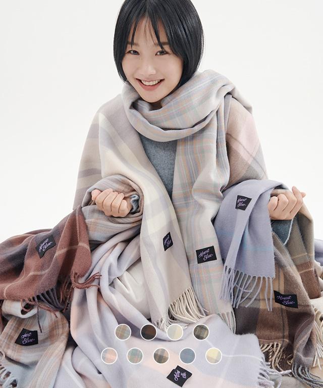 얼모스트블루 블러쉬 머플러 9종