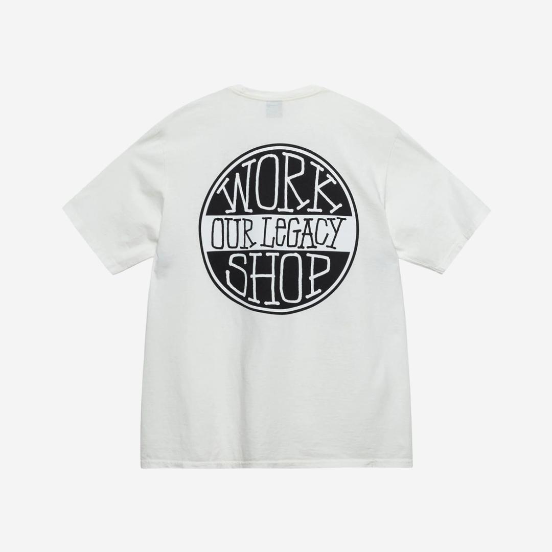 Stussy x Our Legacy Work Shop Dot Pigment Dyed T-Shirt Natural