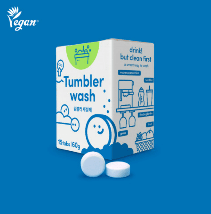 위코워크 비건 타블렛 텀블러 세정제 소용량 15개