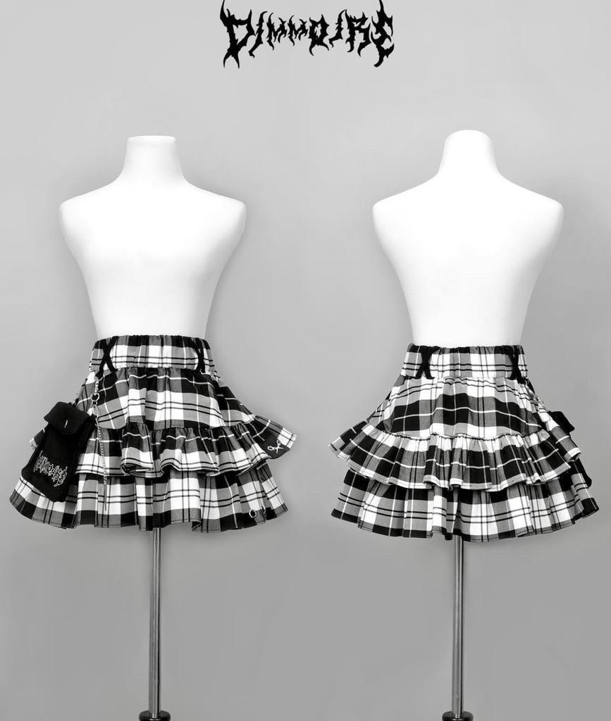 PUNKフリルミニスカート