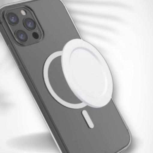 특허정품 맥세이프 그립 톡홀더 디스크 스마트톡 탈부착 아이폰 자석 화이트 : 코지박스