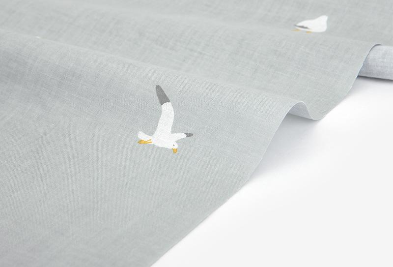 ■ Fabric (cotton) - 370 Gull : gull