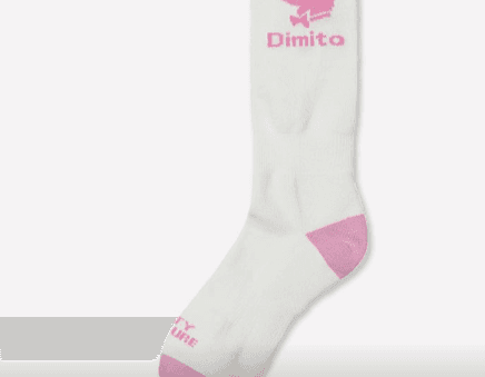 (PLAYBOY X DIMITO) SPORTS SOCKS WHITE