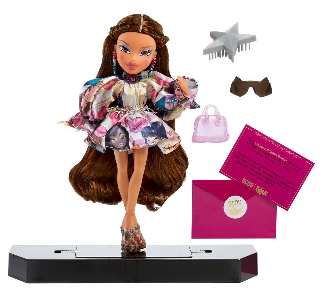 Bratz x GCDS Special Edition Designer Yasmin Fashion Doll, Gift for Children Ages 5, 6, 7+