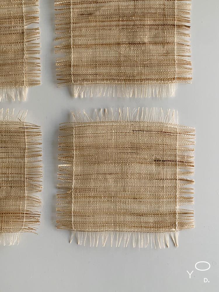 (아워영데이즈) 빈티지 무드 삼베 티코스터