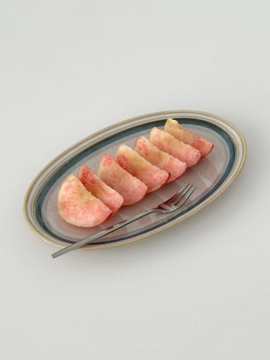 블루 라인 오발 플레이트