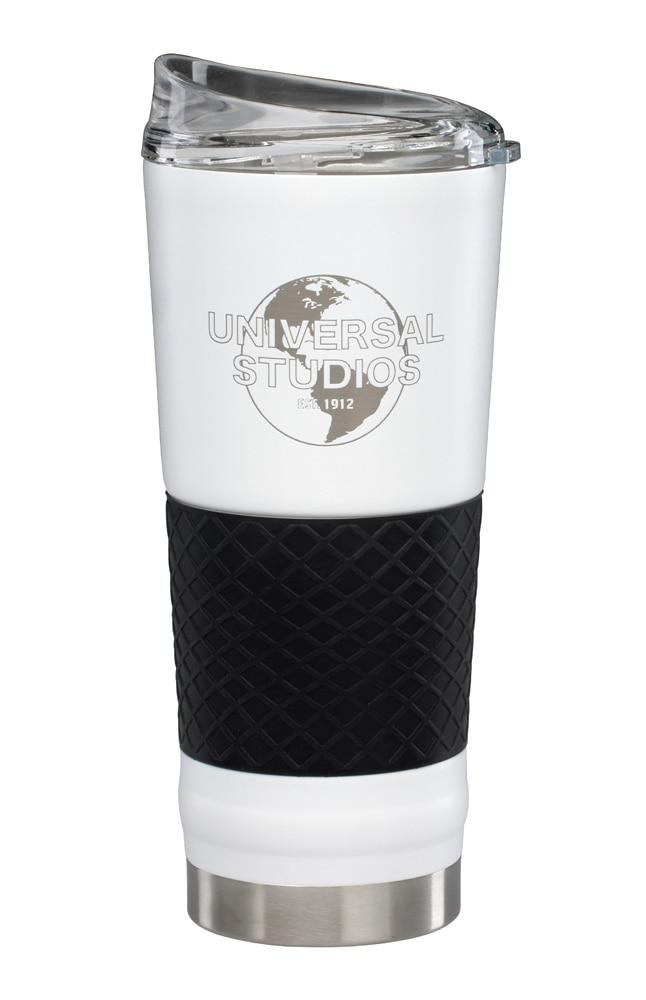 Universal Studios Globe White Travel Tumbler