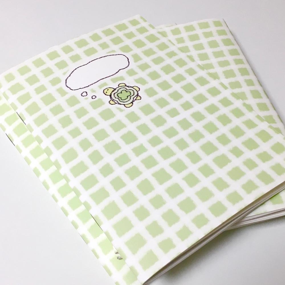 하얀샵 행운거북 무지노트