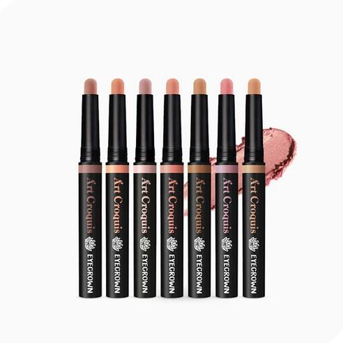 [KT알파쇼핑]메이크힐 아이크라운 아트 크로키 스틱섀도우 올웨이스틱 (음영베이스), 07.포브라운, 1개 - 아이섀도 | 쿠팡