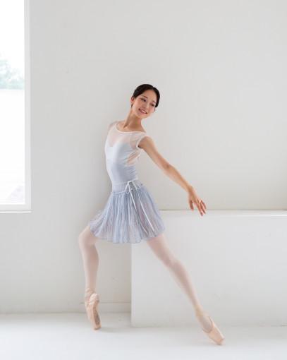 [꽃잎스커트] 튜튜스커트 발레튜튜_ 롱&숏 (블루그레이)