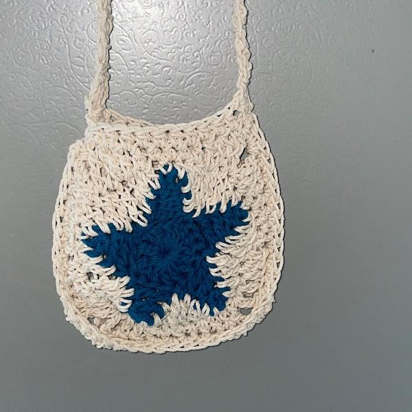 Love Paradise Crochet Star Crossbag