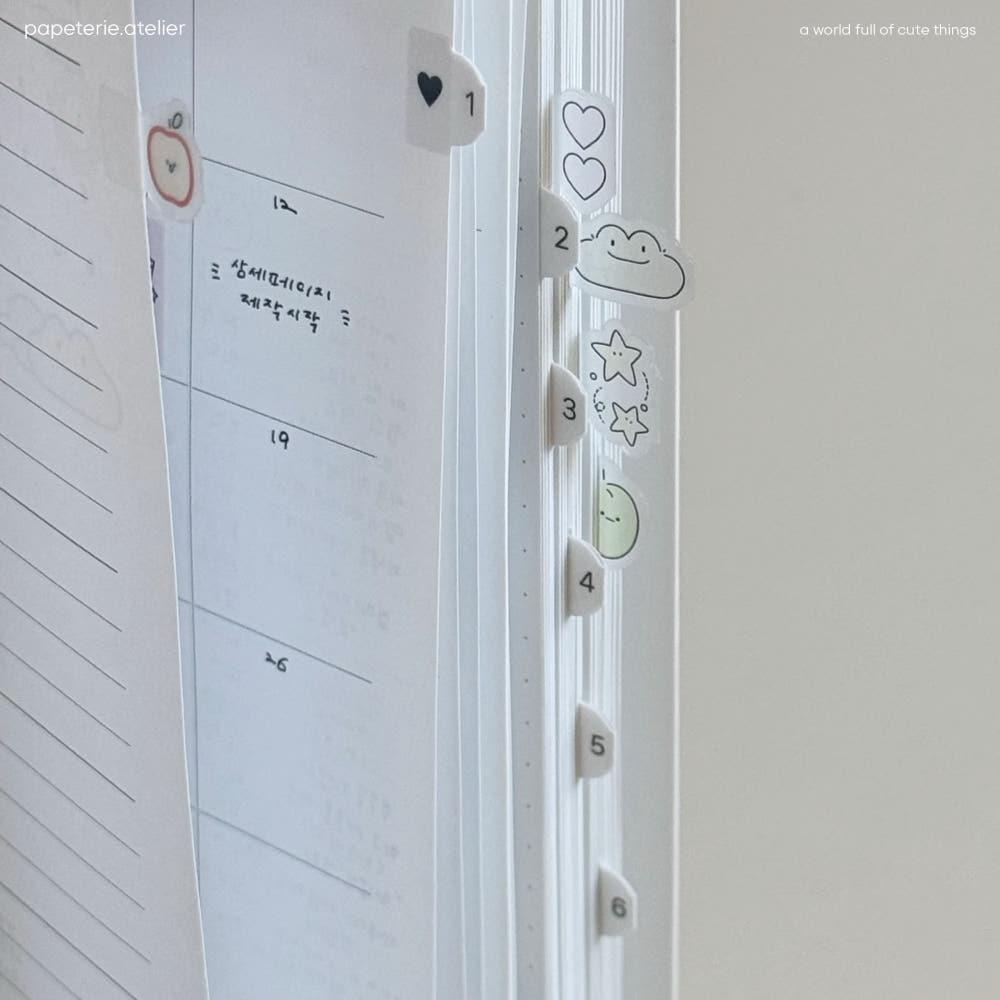 먼슬리 인덱스 스티커