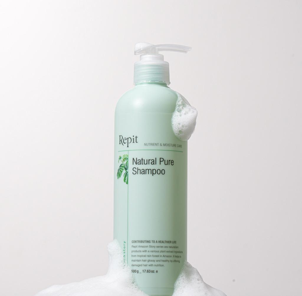 레삐 내추럴 퓨어 손상모발 샴푸 1000ml