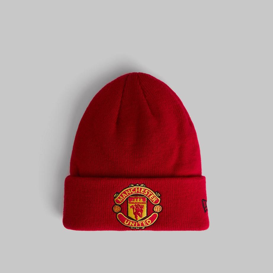 Manchester United Red Kids Cuff Beanie