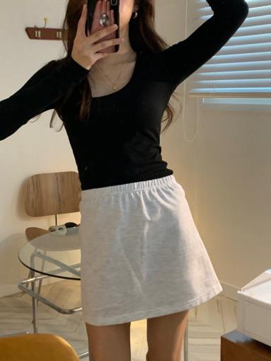 릴리벳 저지 스커트 / 당일 : 밀키웨이브