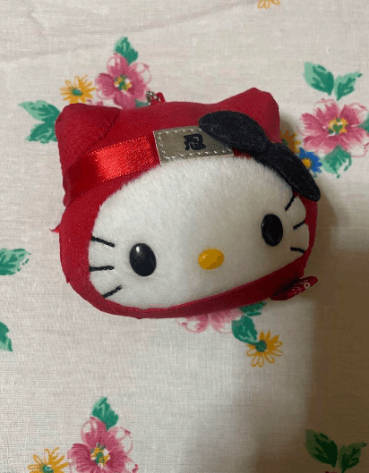 ハローキティ 忍者 マスコット ぬいぐるみ