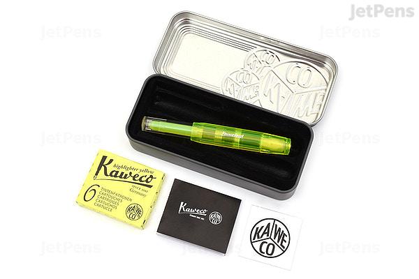 Kaweco Ice Sport Glow Highlighter Fountain Pen Set - 1.9 mm