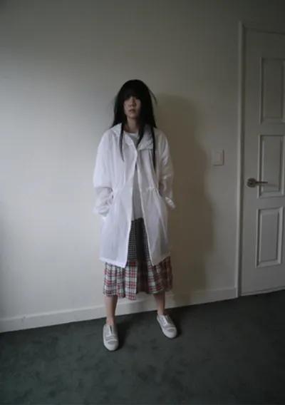에프터먼데이 sheer rain hood jumper (3c)