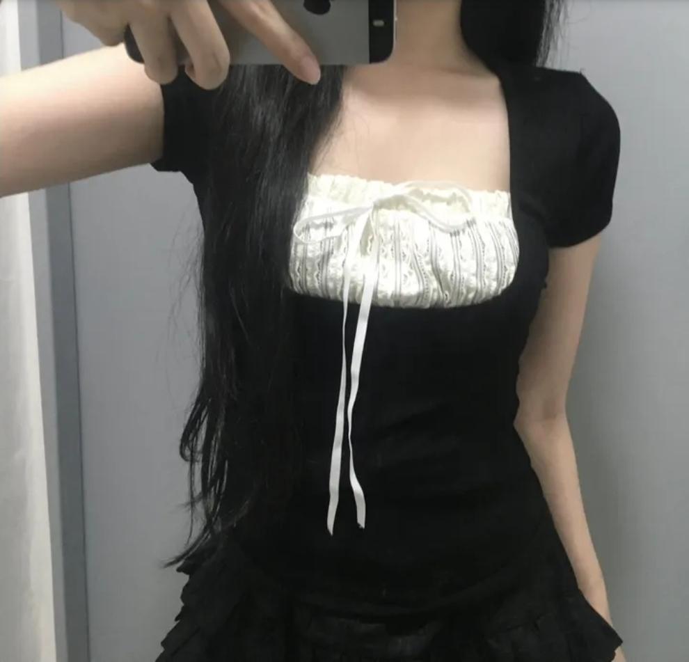 pure ribbon top