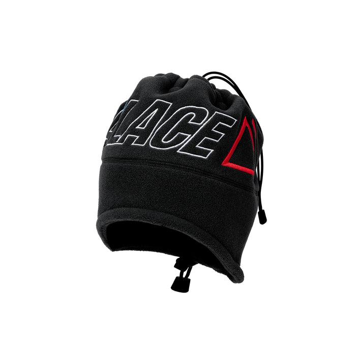 POLARTEC GAITER BEANIE BLACK | PALACE SKATEBOARDS