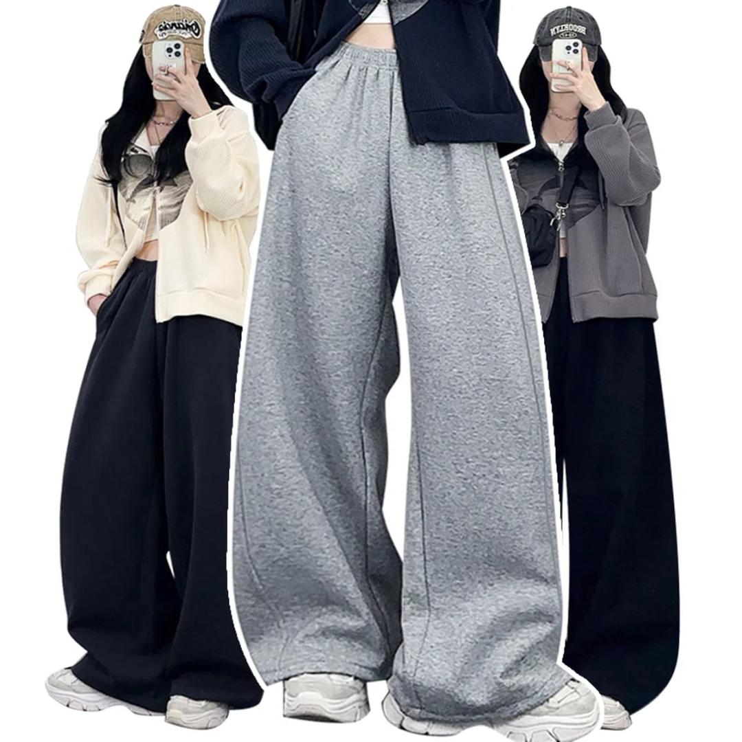 *숏,일반,롱*사이드핀턱!*S~3XL* 벌룬핏 투웨이 메가 와이드 롱 트레이닝 팬츠 3COL