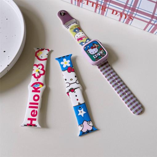 3type 키티 애플워치 스트랩 밴드