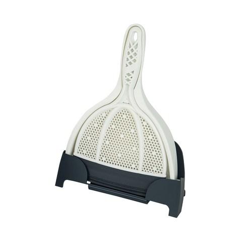 쓰리잘비 핸디잘비+받기세트 핸디형 실리콘 빗자루 - 빗자루/쓰레받기 | 쿠팡