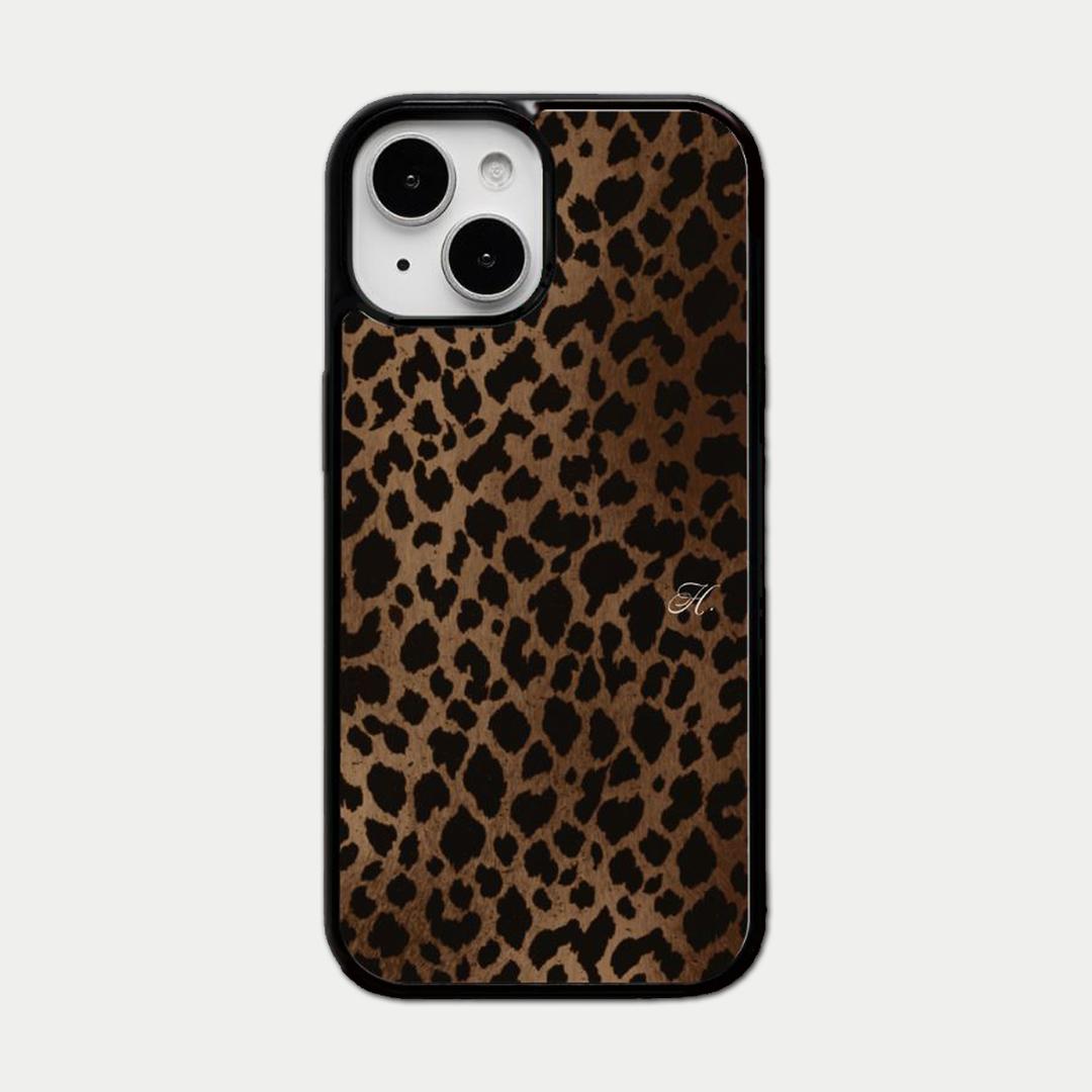 leopard case - glass bumper (주문제작)