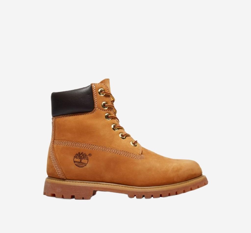 (W) Timberland 6 Inch Premium Waterproof Boot Wheat Nubuck - Medium