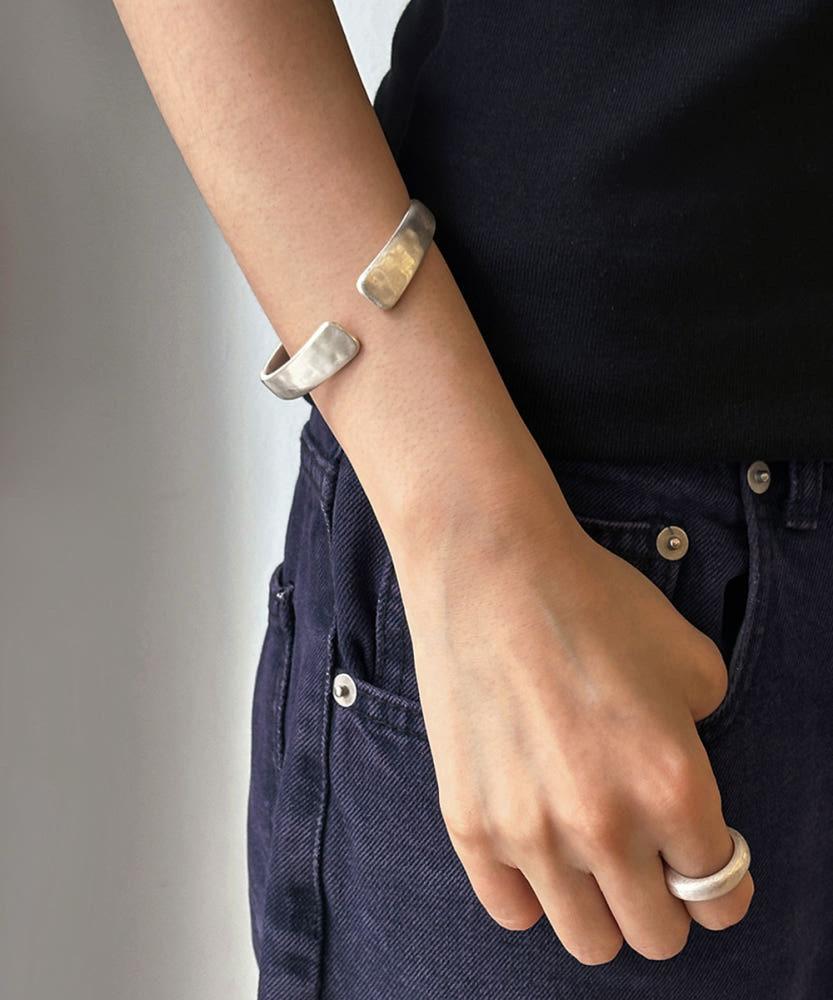 Matt bangle 볼드 무광 뱅글 빈티지 포인트 매트 팔찌