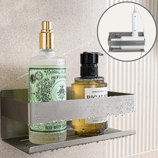 욕실선반 무타공 스텐 드라이기거치대 화장실 젠다이 수납정리 고데기걸이 소형