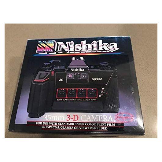 Nishika N8000 35 mm Quadrascopic Stereo 3D Lenticular Camera