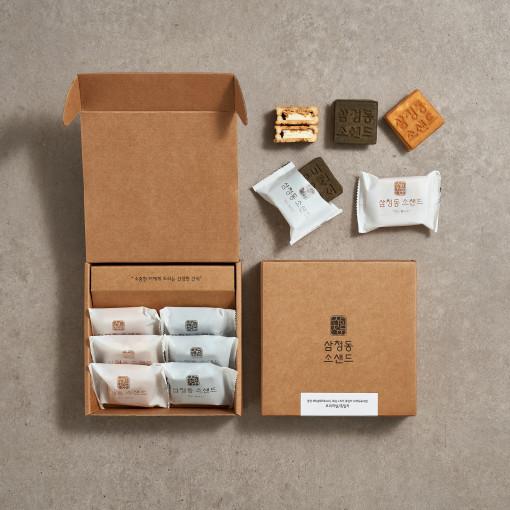 삼청동 소샌드 6개입(오리지널,흑임자)  디저트 선물세트 집들이 상견례 선물