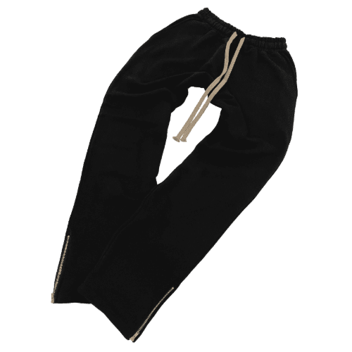 SIDE ZIP SWEAT PANTS (BALCK)