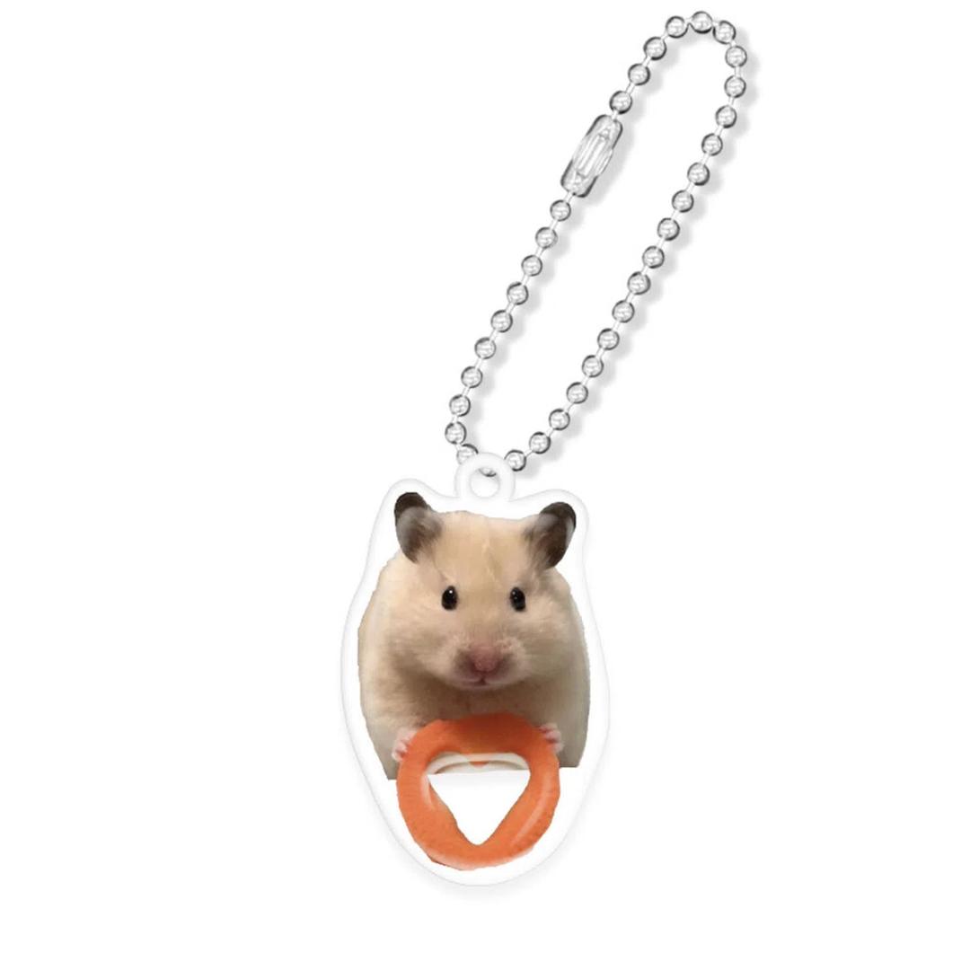 하트 캐릿 당근 햄찌 햄스터 아크릴 키링