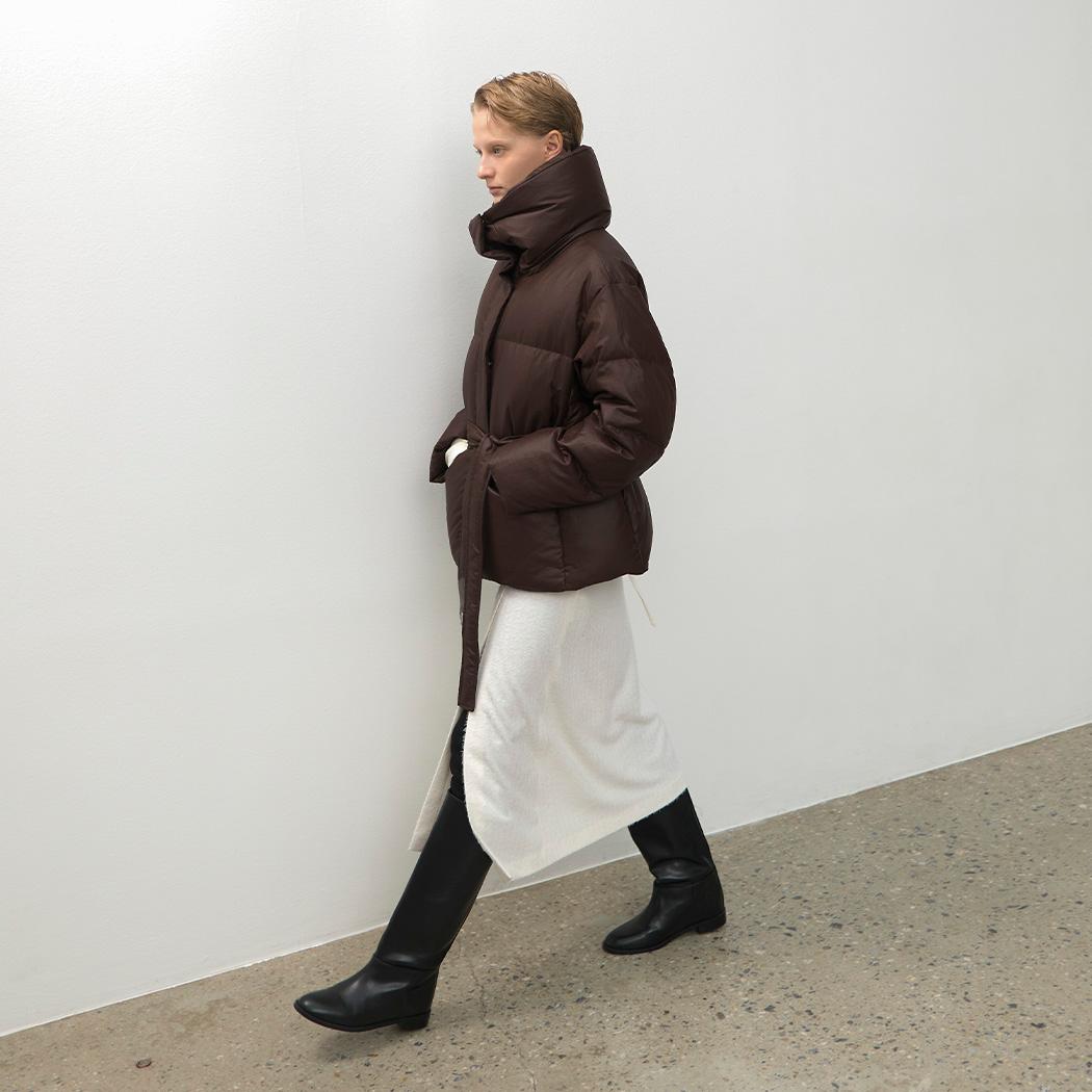 (JP-555)METAL HIGH-NECK DOWN JUMPER S