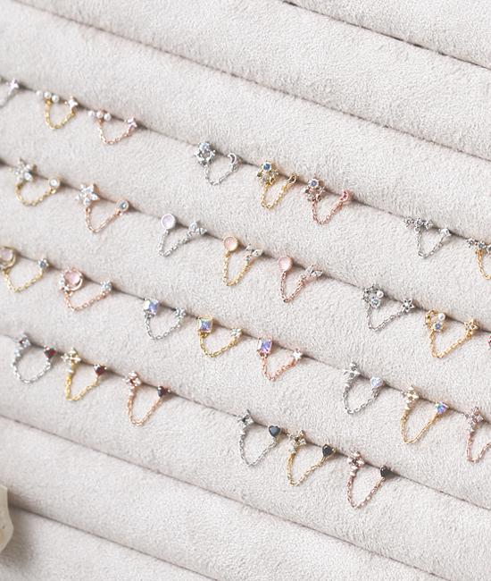 써지컬 바 피어싱 숏 투핀 볼피어싱 모음