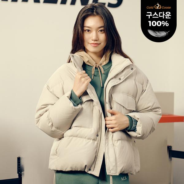 칩멍크 베이직 구스다운 점퍼(남녀공용)