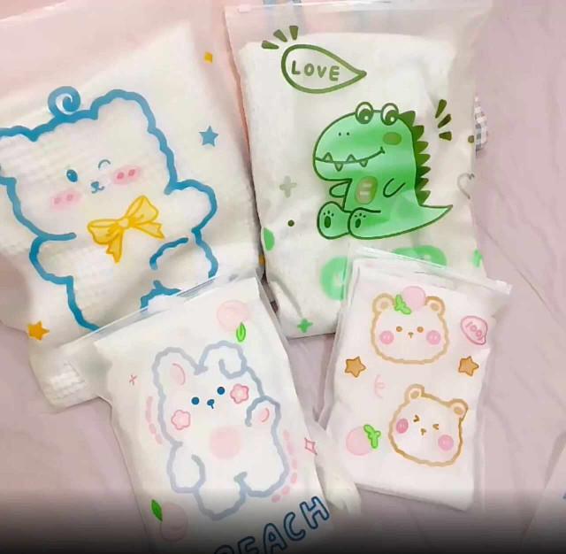 여행용 지퍼백 방수 파우치 캠핑 더스트백 어린이집 유치원