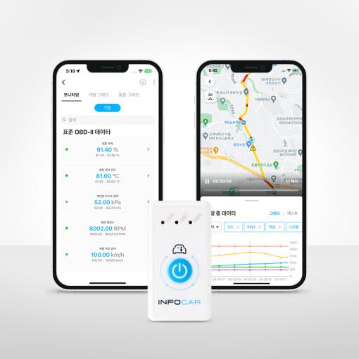 인포카 I스위치I 자동차 스캐너 IO180-OH android, iOS동시호환 OBD2 / ELM327/ 자동차 진단기