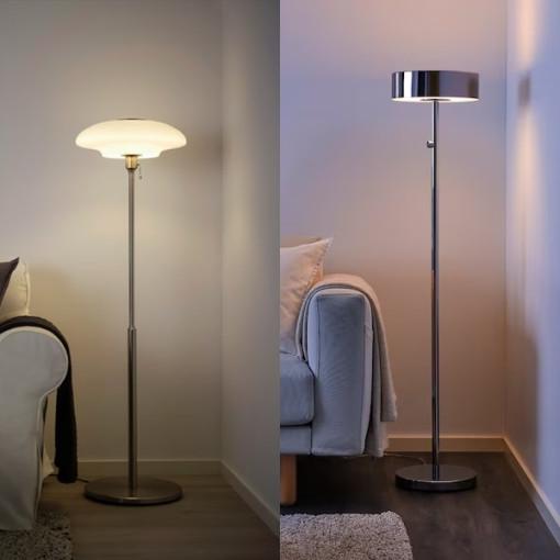 [오늘 출발] 이케아 TALLBYN 텔뷘 플로어스탠드 거실 무드등 니켈 도금 장스탠드