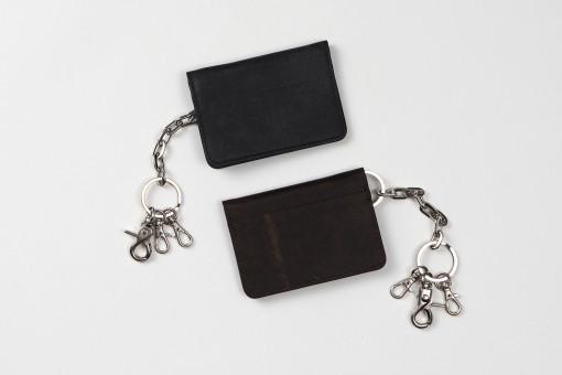 빈티지 레더 키링 카드지갑