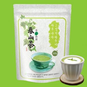 하루야마 그린티 녹차 말차가루 라떼 파우더 500g