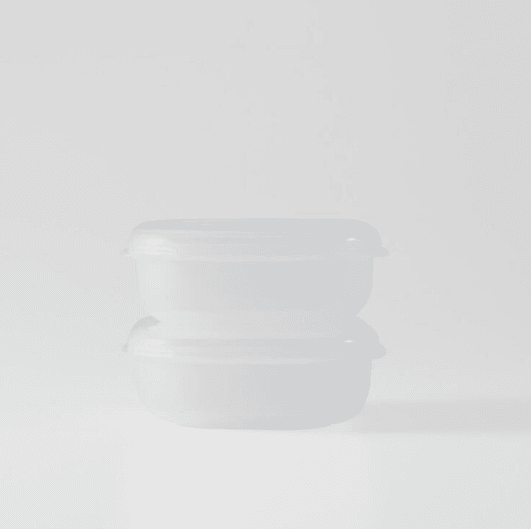 냉동밥 저장용기 2개 세트 – 투명