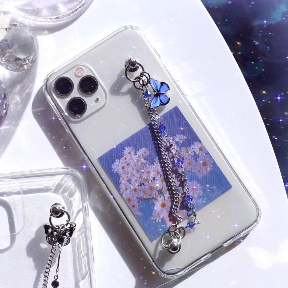 (made)컬러나비 체인스트랩 폰케이스