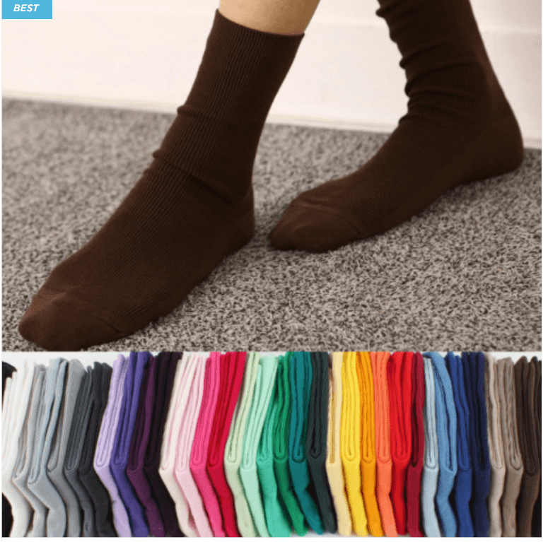 Ksox 사계절 베이직 컬러 골지 봄 여름 양말 케이싹 케이삭 (60컬러) 301