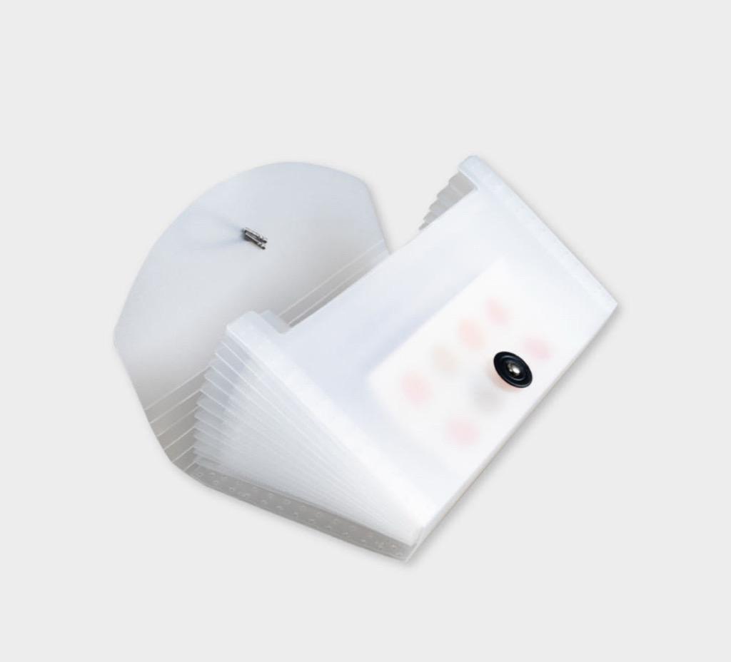 스티커 문구 통장 영수증 정리 보관 포켓 오르간 아코디언 미니 pp 파일 케이스 파우치무료교환반품